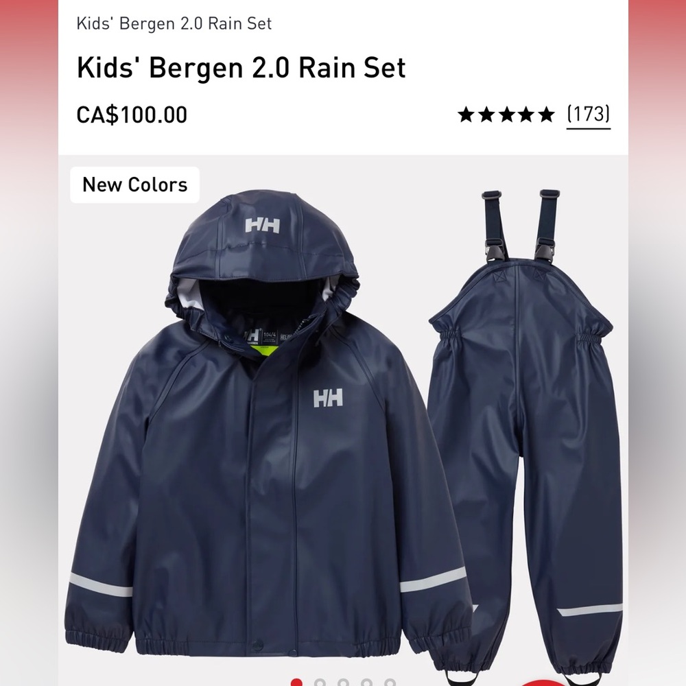 Helly Hansen rain gear set